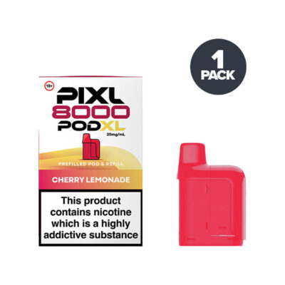 Cherry Lemonade PIXL 8000 Prefilled Pod and Box