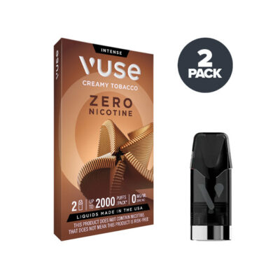 Creamy Tobacco 0mg Vuse Intense Pod and Box