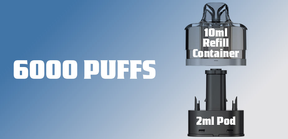 Vaporesso Dojo Blast 6000 Prefilled Pod Kit Puffs