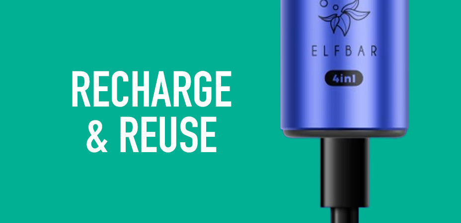 Elf Bar 4 in 1 Prefilled Pod Kit Battery