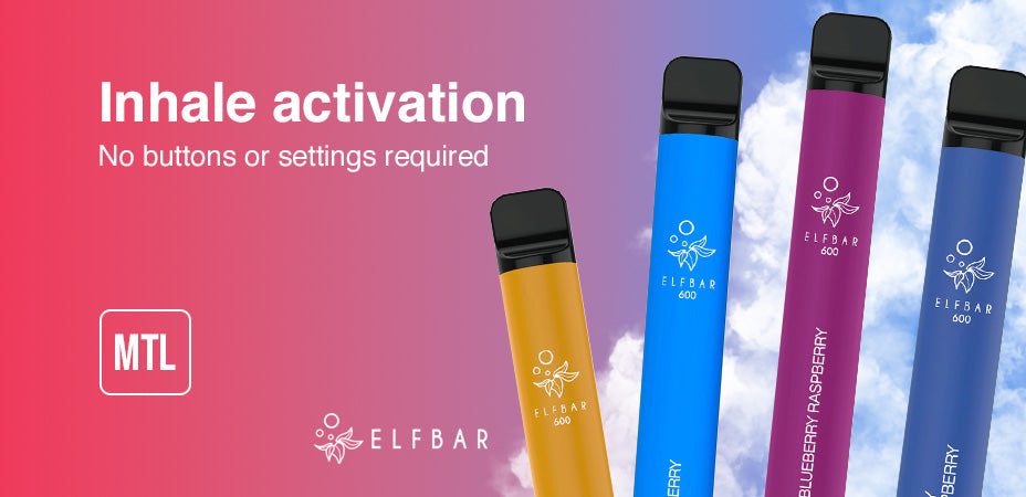 Elf Bar 600 Prefilled Pod Kit Inhale Activated