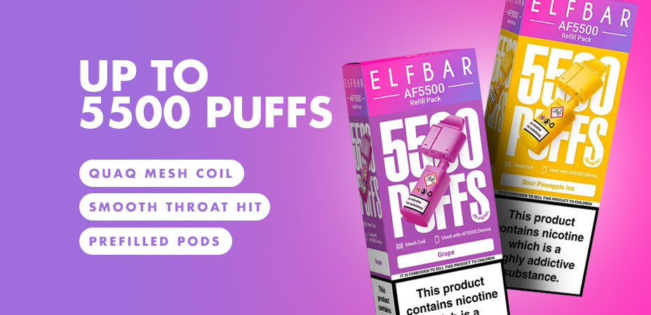 Elf Bar AF5500 Prefilled Pod Kit Pods