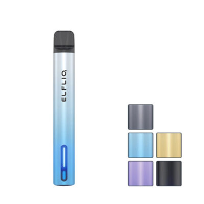 Elf Bar Elfa Turbo Pod Kit with five squares showcasing all available colours