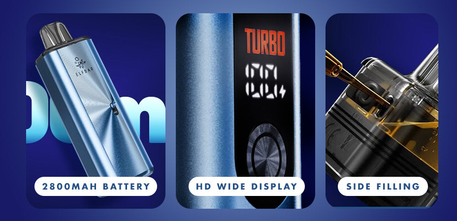 Elf Bar Elfx Mega Pod Kit Performance