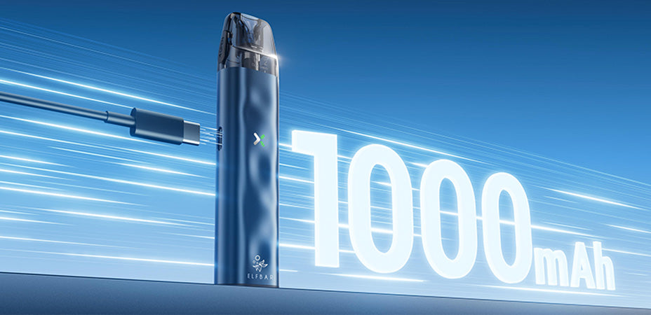 Banner showing the Elf Bar Elfx Mini Pod Vape Kit's Battery