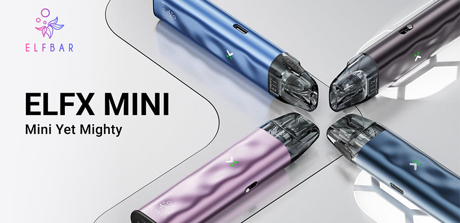 Banner showing the Elf Bar Elfx Mini Pod Vape Kit