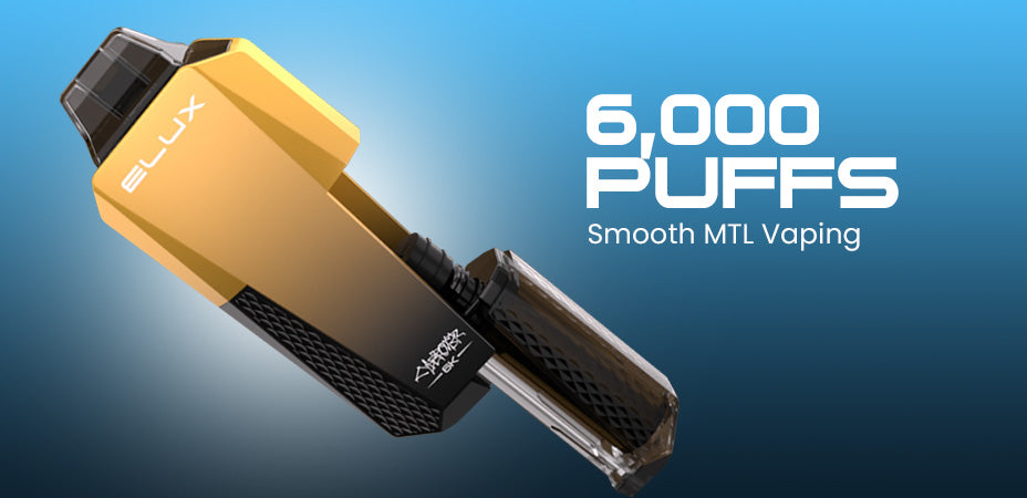 Puff Banner of Elux Cyberover 6K Prefilled Pod Kit