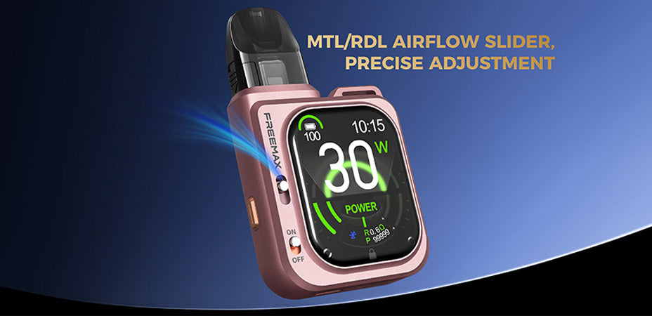 Airflow Control of FreeMax Rexa Smart Vape Kit