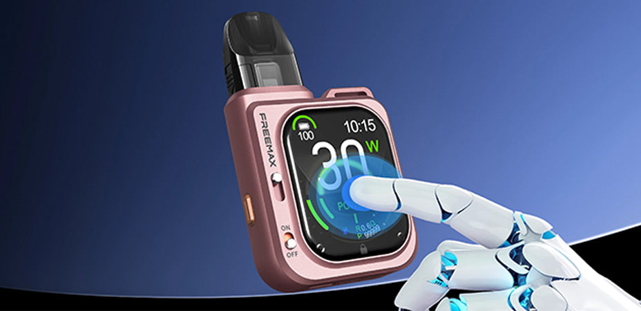 Screen of FreeMax Rexa Smart Vape Kit