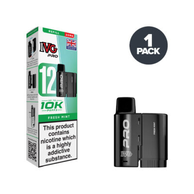 Fresh Mint IVG Pro 12 20mg Refill Pack