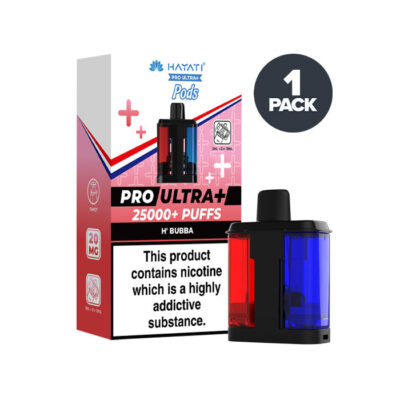 H' Bubba Hayati Pro Ultra Plus Prefilled Pod and Box