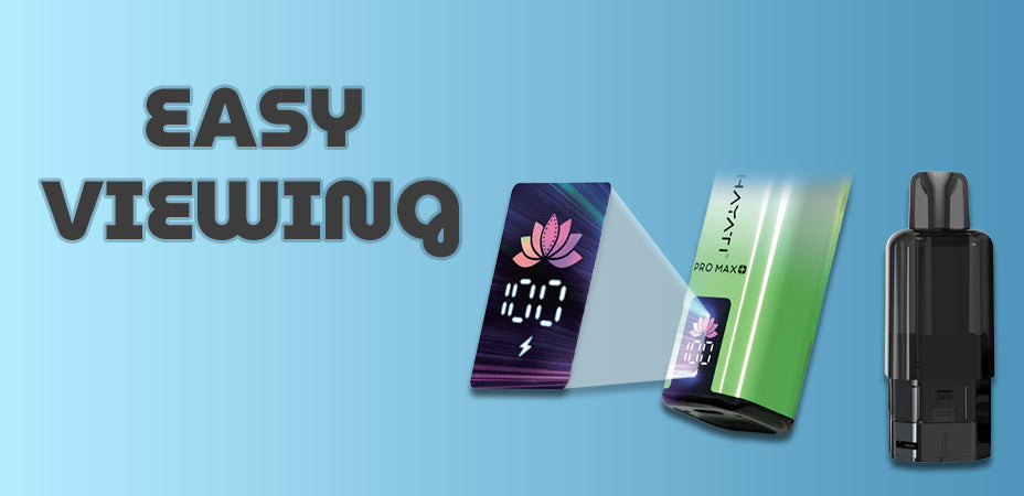 Hayati Pro Max Plus Prefilled Pod Kit Design