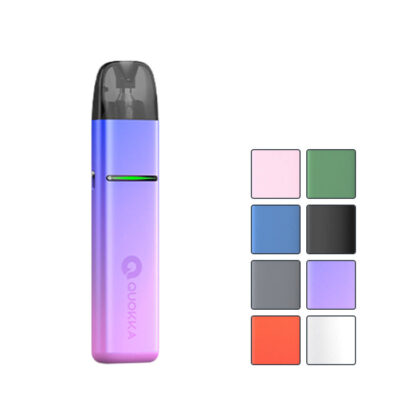 Hayati Quokka Elite Vape Kit with eight squares showcasing eight out of the eight available colours