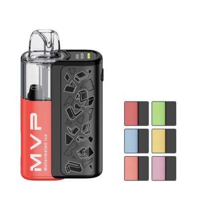 Innokin MVP 60K Pod Kit with six squares showcasing all available editions