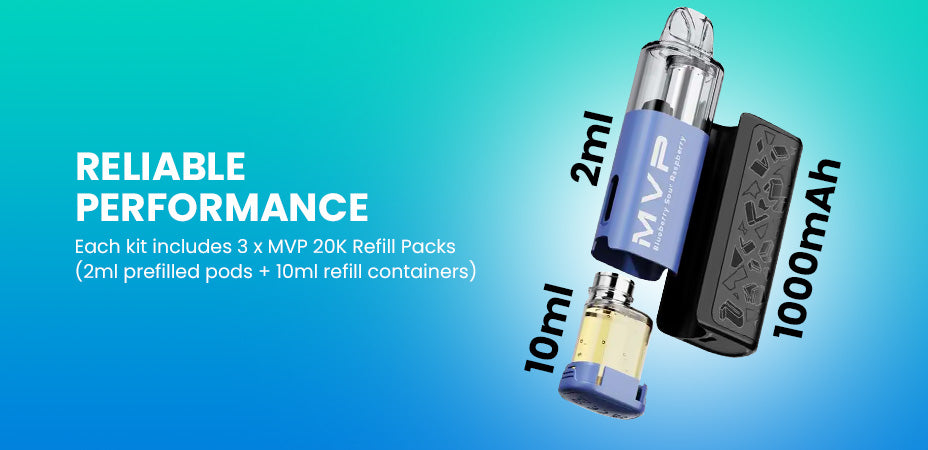 Battery & Pod Banner of Innokin MVP 60K Prefilled Pod Kit
