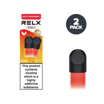 Juicy Strawberry Relx Pro Pro 2 Pod and Box