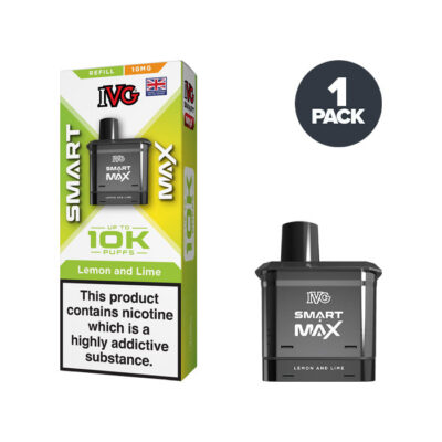 Lemon and Lime IVG Smart Max 10mg Refill Pack and Box