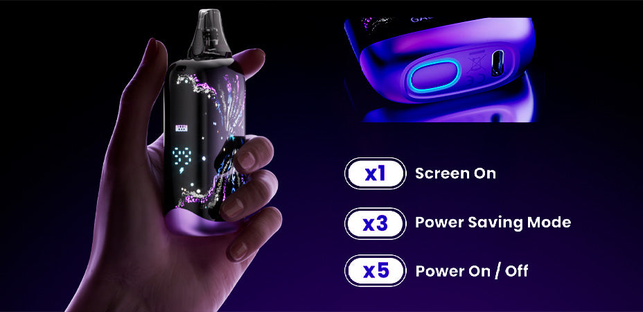 Banner showing the Lost Vape Galaxy S360 Pod Kit's Button