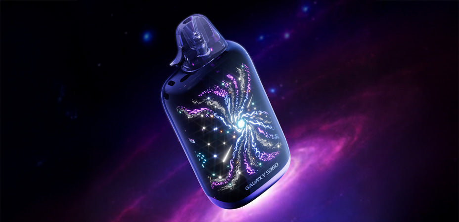 Banner showing the Lost Vape Galaxy S360 Pod Kit's Screen