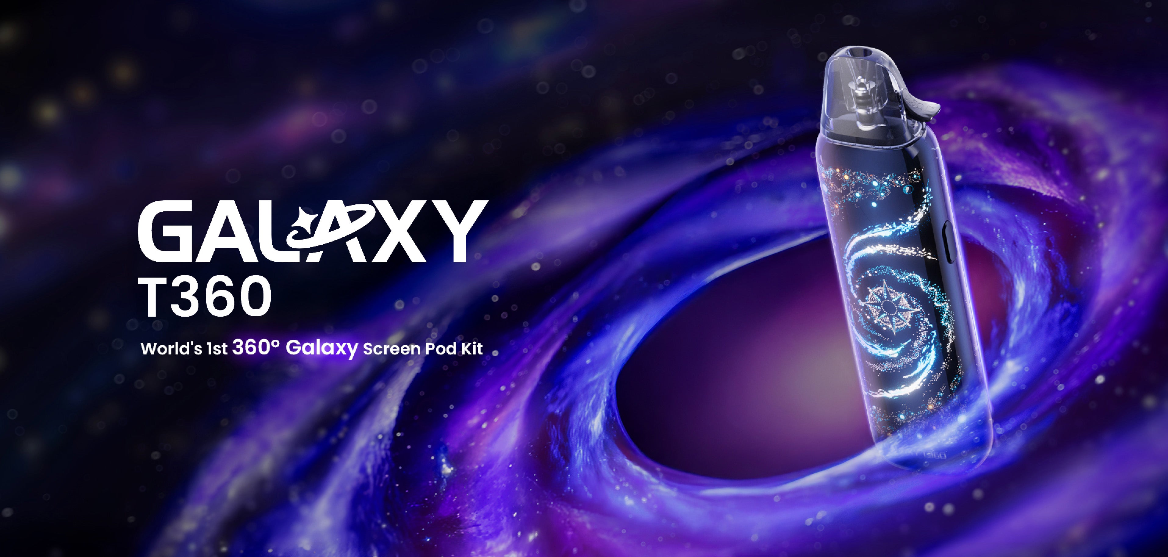 Banner showing the Lost Vape Galaxy T360 Pod Kit