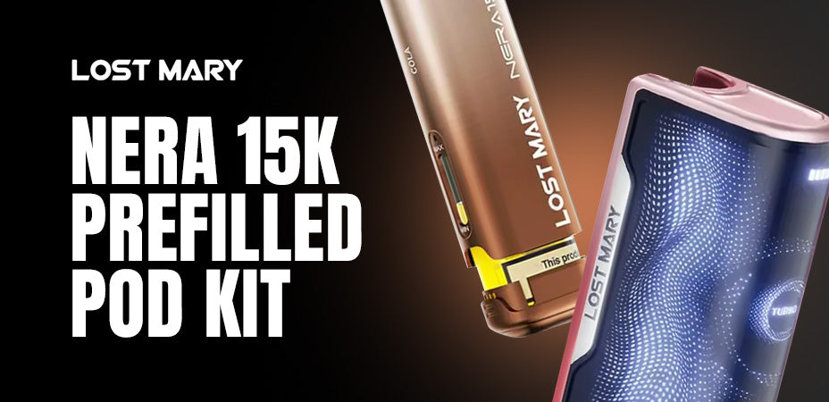 Banner showing the Lost Mary Nera 15K Pod Kit