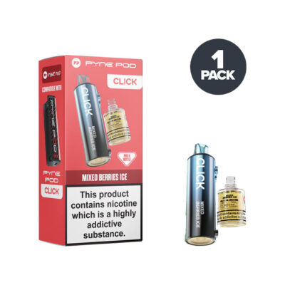 Mixed Berries Ice Pyne Pod Click Refill and Box