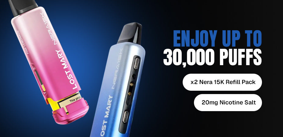 Refill banner of Lost Mary Nera 30K StarGazer Edition Prefilled Pod Kit