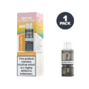 Orange Raspberry Juicy Pod Novamax 10K Prefilled Pod and Box