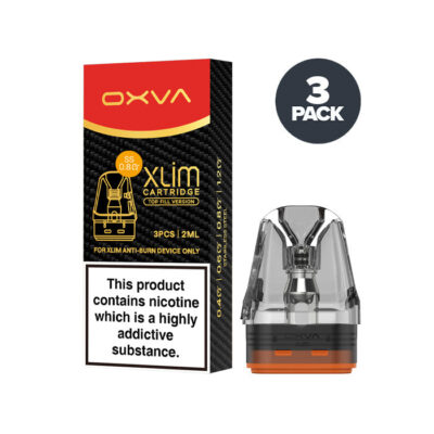 OXVA Xlim SS Top Fill Pod Cartridges -  0.8Ω
