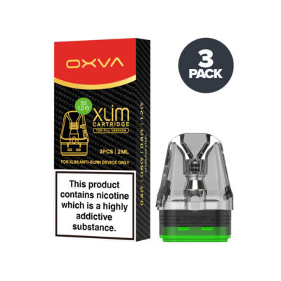 OXVA Xlim SS Top Fill Pod Cartridges -  1.2Ω