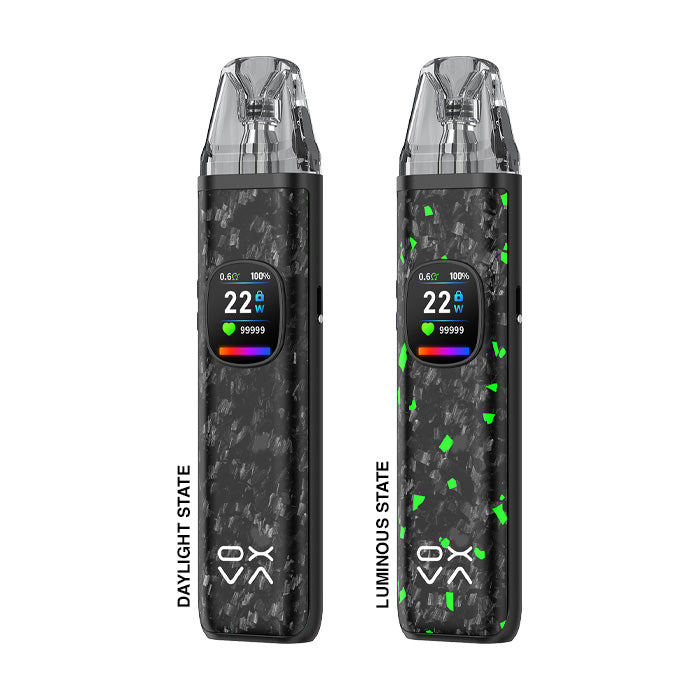 OXVA Xlim Pro 2 DNA Kit showing daylight and luminous states