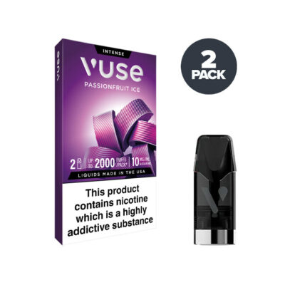 Passionfruit Ice 10mg Vuse Intense Pod and Box