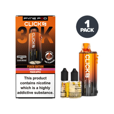 Peach Edition Pyne Pod Click S 30K Refill Pack with Box