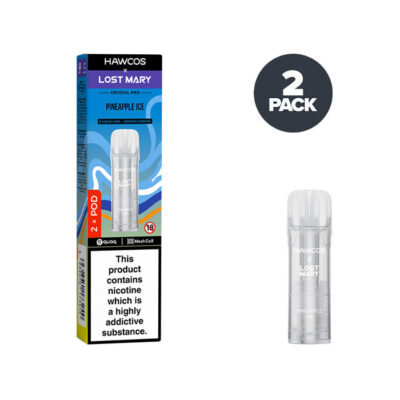Pineapple Ice X Lost Mary Crystal Pro Prefilled Pod and Box