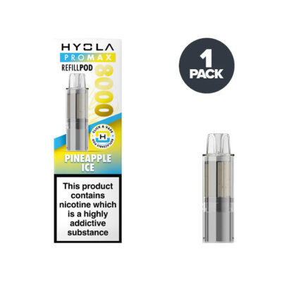 Pineapple Ice Hyola Pro Max 8000 Prefilled Pod and Box