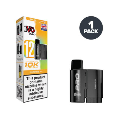 Pineapple Ice IVG Pro 12 10mg Refill Pack
