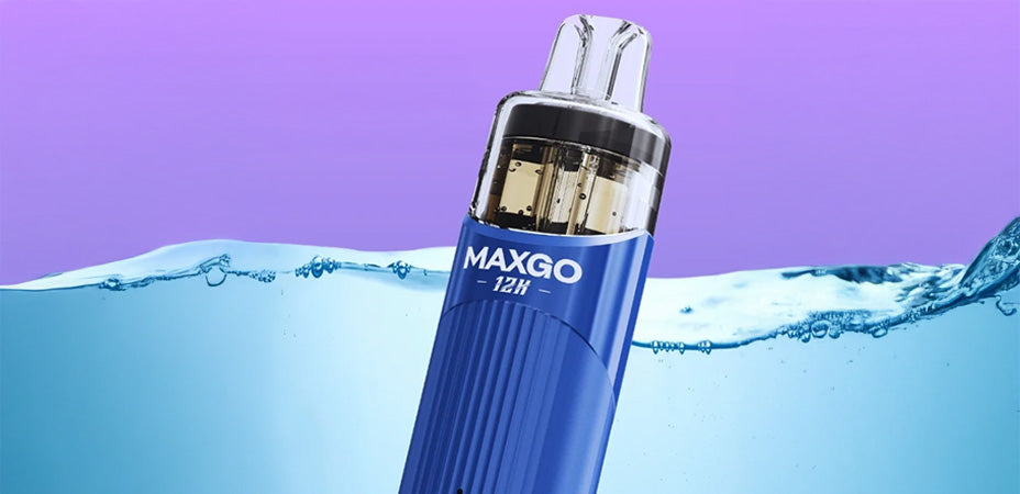 Banner showing the RELX MaxGo 12K Vape Kit's Pod