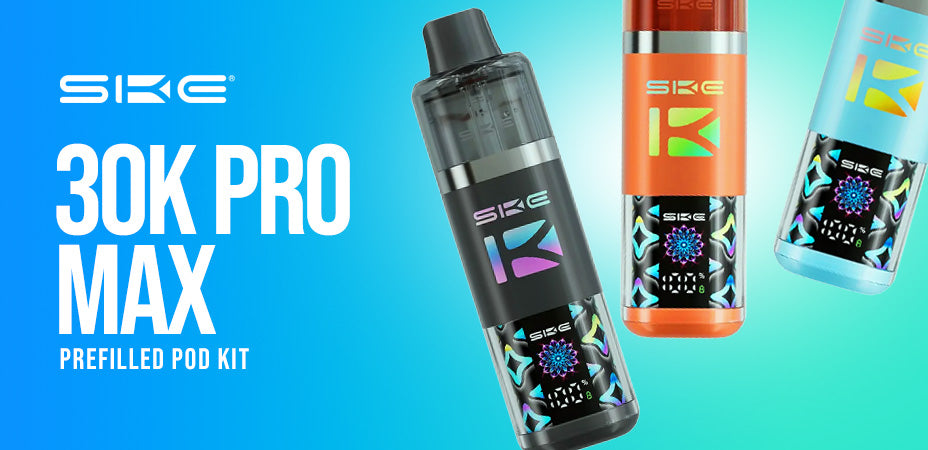 Banner showing the SKE 30K Pro Max 2 in 1 Pod Kit