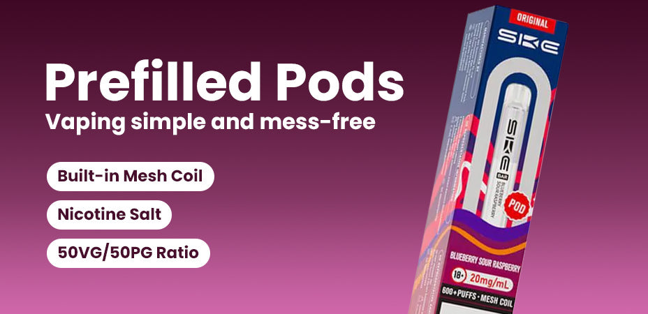 SKE Bar 600 Prefilled Pod Kit Pods