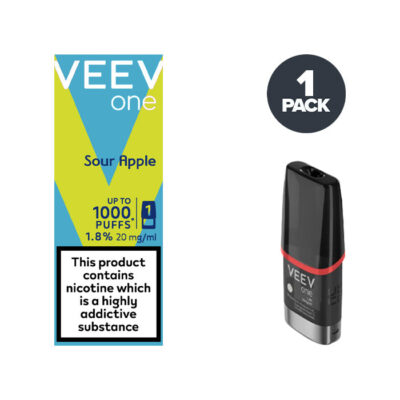 Sour Apple Veev One Pod and Box