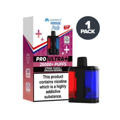 Straw' Guava/ Dragon Berries Hayati Pro Ultra Plus Prefilled Pod and Box