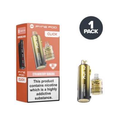 Strawberry Banana Pyne Pod Click Refill and Box