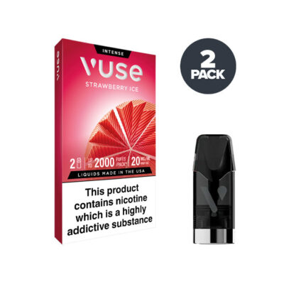 Strawberry Ice 20mg Vuse Intense Pod and Box