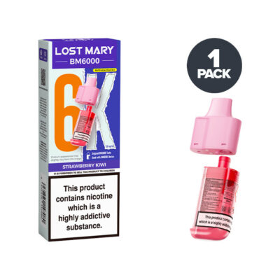 Strawberry Kiwi Lost Mary BM6000 Refill Pack 20mg