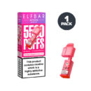 Strawberry Raspberry Cherry Ice Elfbar AF5500 Prefilled Pods and Box