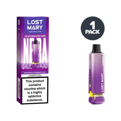 Strawberry Raspberry Ice Lost Mary Nera Refill Pack