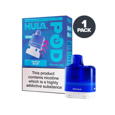 Triple Blue Hula Prefilled Pod and Box