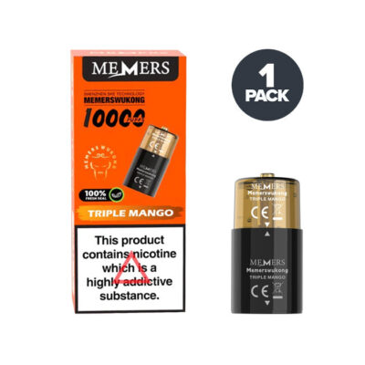Triple Mango Memers Wukong V10000 Prefilled Pod and Box
