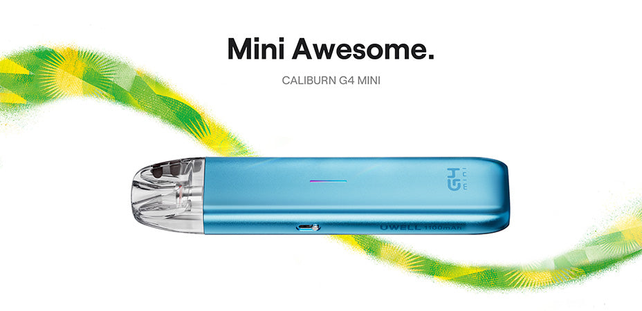 Banner showing the Uwell Caliburn G4 Mini Pod Kit