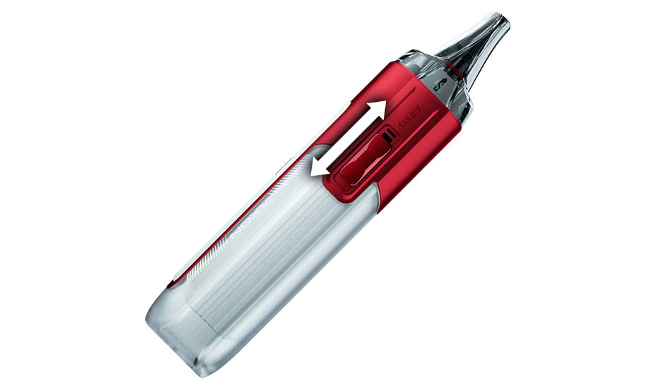 Banner showing the Vaporesso Luxe X2 Pod Kit's Airflow Slider